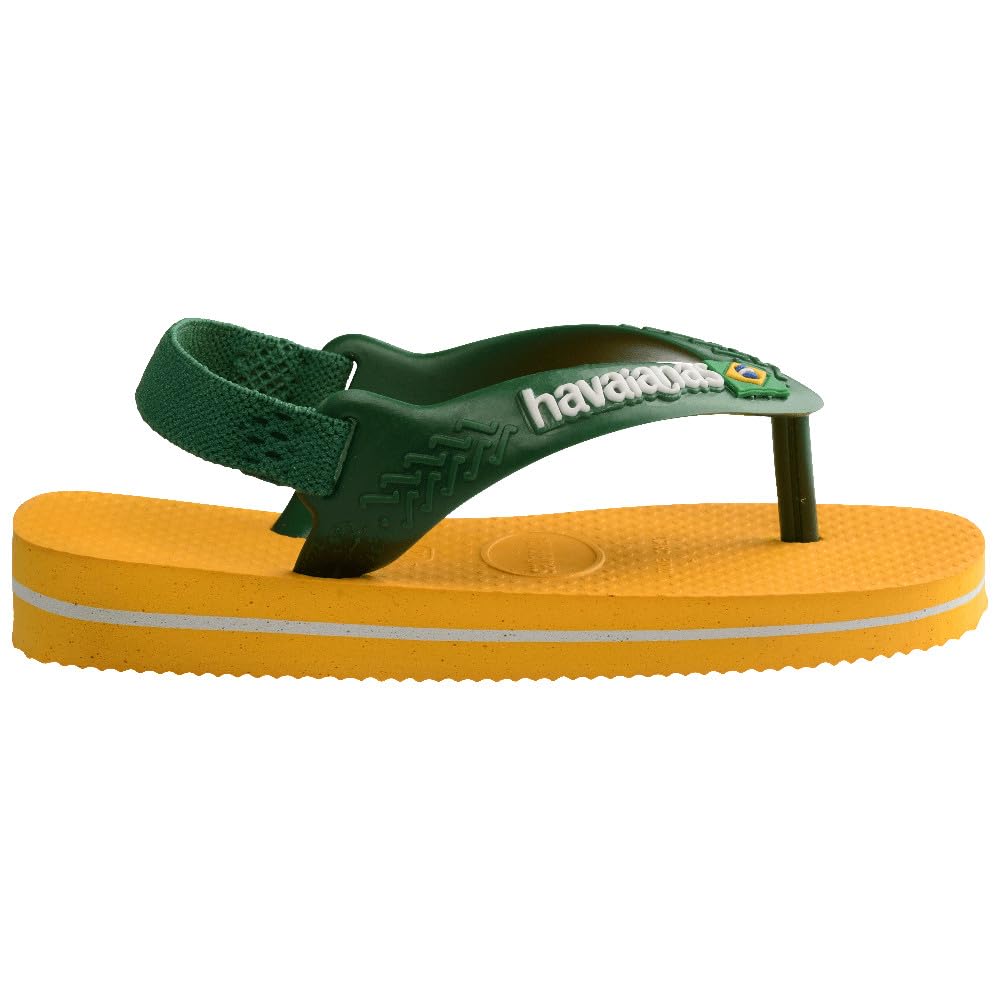 Havaianas Baby Brasil Logo II, Infradito Unisex-Bimbi 0-24