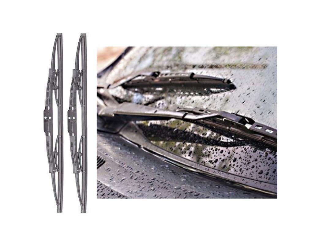CG94 - COPPIA SPAZZOLE TERGICRISTALLO (11" 280 mm)