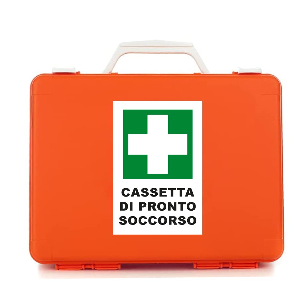 2 Adesivi Pronto Soccorso In PVC 10x15 Cm - Anti Graffio, Impermeabili E UV Resistente - Foto 2