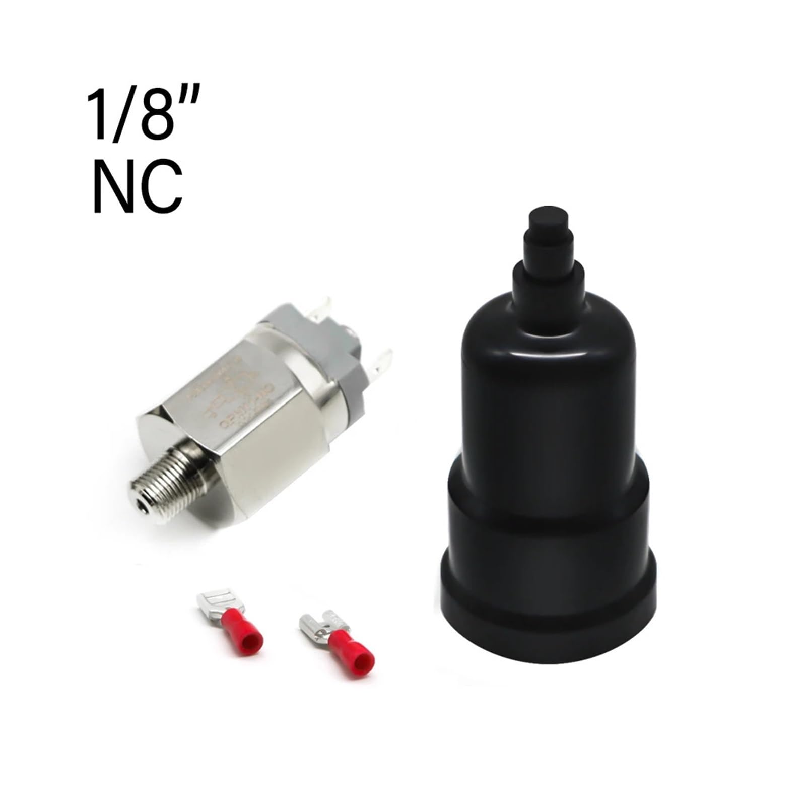 Interrupteur hydraulique à membrane micro-réglable 1/4" à 1/8" QPM11-NC / QPM11-NO, filetage externe de la ligne de pressostat(QPM11 1 8 NC)