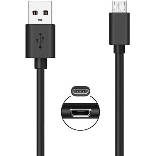 Cable micro USB de 6 pies cargador rápido compatible con tablet Fire HD X-Box One cable de carga de controlador PS4 doble choque 4 Samsungcámarapalo