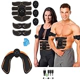 kames skoss prestige - Ceinture Abdominal electrostimulation USB,Musculation et renforcement Musculaire, EMS, Appareil de Sport, EMS fessiers Hanche