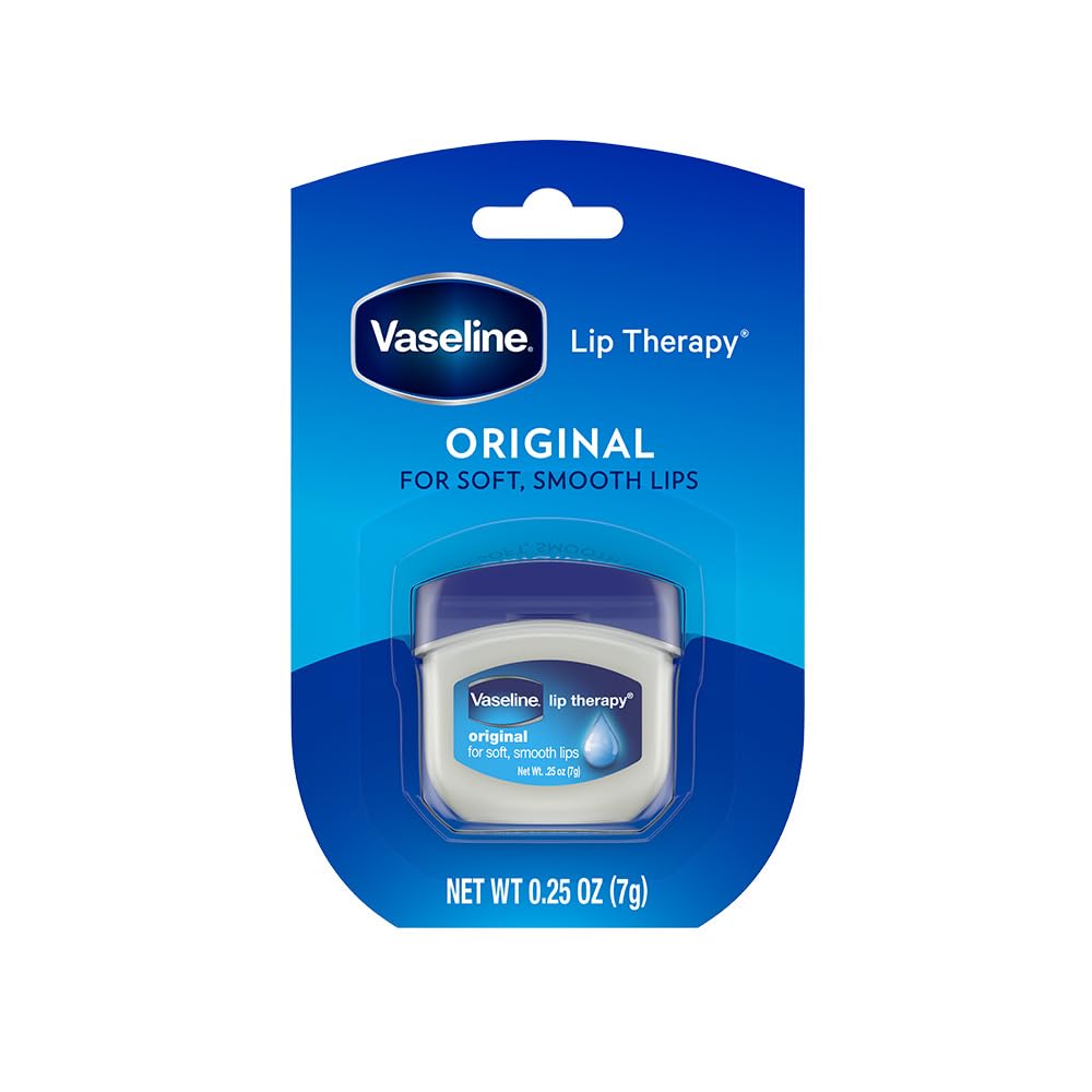 VaselineLip Therapy Lip Balm Mini, Original, 0.25 oz, Pack of 6