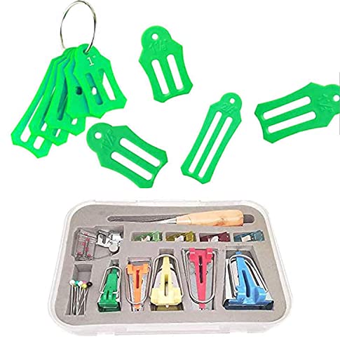 YICBOR Bias Tape Maker Kits All 5 Sizes 6MM 9MM