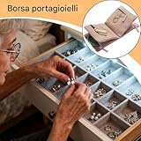 Zoom IMG-1 dayysiuy borsa per gioielli contenitore Zoom IMG-1 dayysiuy borsa per gioielli contenitore