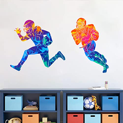 Vinilo decorativo removible jugador de fútbol para pared miniatura 1