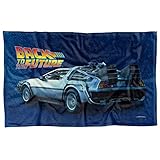 Back To The Future - Delorean Fleece Blanket 57 x 35in