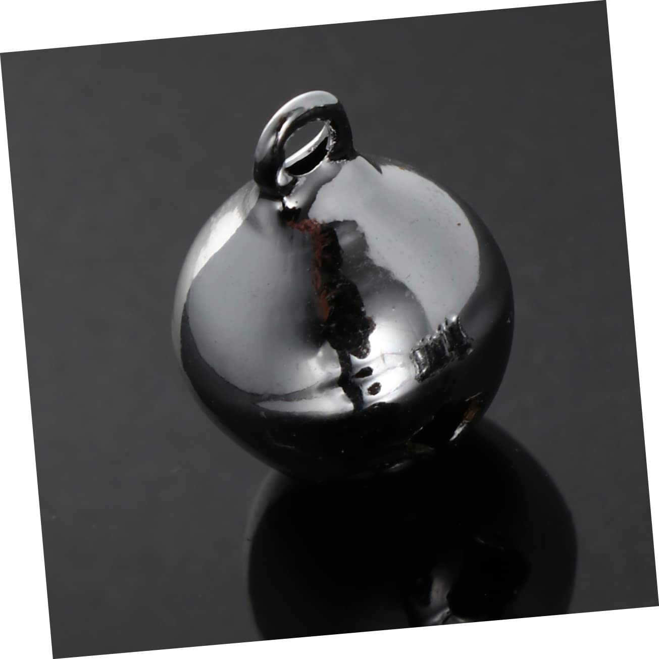 INOOMP Pet Bells for Dog Collar Cat Bells Slotted Design Material 100pcs Pack