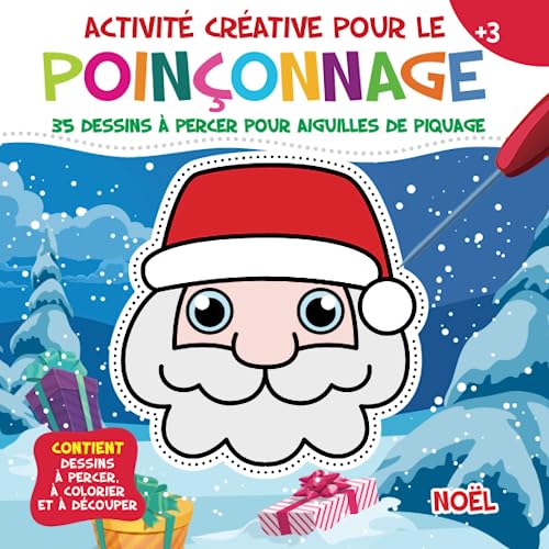 Activité Créative pour le Poinçonnage. Noël: 35 Dessins...