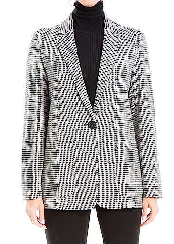Max Studio Women's Double Knit One Button Blazer