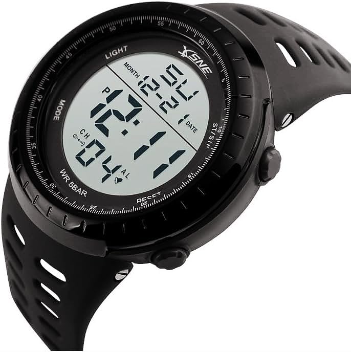 Digital Watch Men Sports LED Screen Large Face Military Watches for Men Waterproof Casual Luminous Stopwatch Alarm Simple Watch 1167