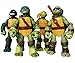 SHCUPE Ninja Turtles Actionfiguren-Set, Teenage Mutant Ninja Turtle Action-Figur, Anime-Charakter, Spielzeug für Kindergeburtstag, 12 cm