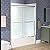 Woodbridge Double Sliding Shower Door 56-60" Width x 72" Height with 1/4"(6mm) Clear Tempered Glass in Polished Chrome Finish