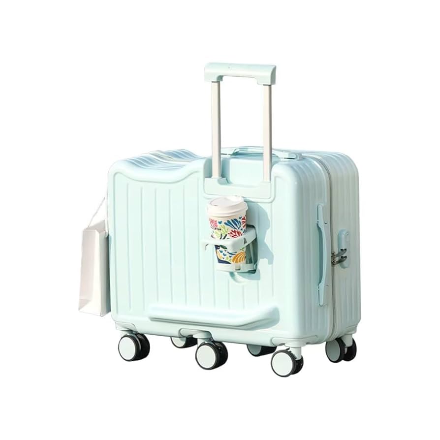 Amazon.co.jp: スーツケース 乗れるキャリーケース カップホルダ