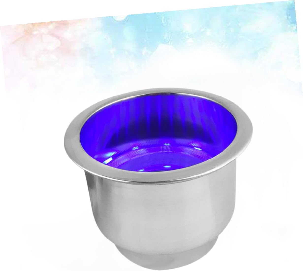 2pcs Stainless Steel Car Boat Cup Holder Drink Bottle Bracket Led Cup Holder Lights for