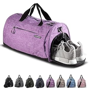 Fitgriff® Gym Bag V1 for Men & Women with Shoe & Wet Compartment – Duffle Bag for Travel, Sports, Fitness & Workout