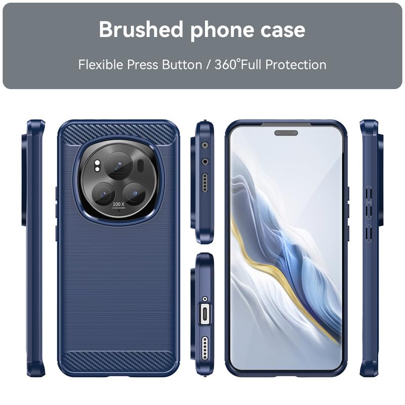Image of Basic Case for Honor Magic6 Pro (Carbon Fibre Blue)