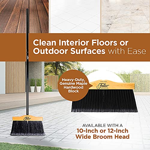 Fuller Besenkopf für Innen- und Außenbereich, strapazierfähig, breite Holzbürste, mit langen Borsten, für Salon, Geschäft, Küche und Garage – Bild 6