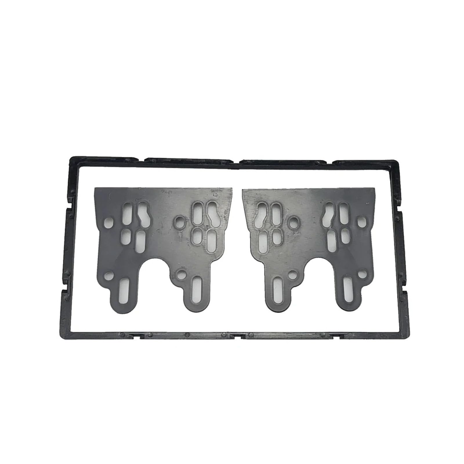 Mascherina Autoradio Cornice Stereo 7 Pollici 2Din per Hyundai I-25 per Accent per Solaris per Verna 2010 + Auto Cruscotto Cornice Radio Fascia MP5 Pannello Adattatore
