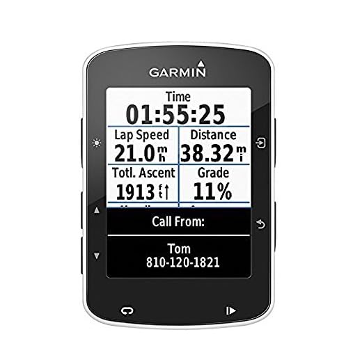Garmin Edge 520 – GPS-cykeldator för ambitiösa racerförare med 5,8 cm (2,3 tum) färgdisplay och Strava Live-segment (renoverad)