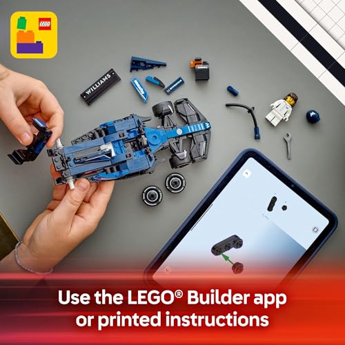 Image of LEGO Speed Champions Williams Racing FW46 F1 Race Car Toy - Building Set for Kids, Boys & Girls, Ages 10+ - Toy Car for F1 Fans - Gift Idea for Birthday - 77249