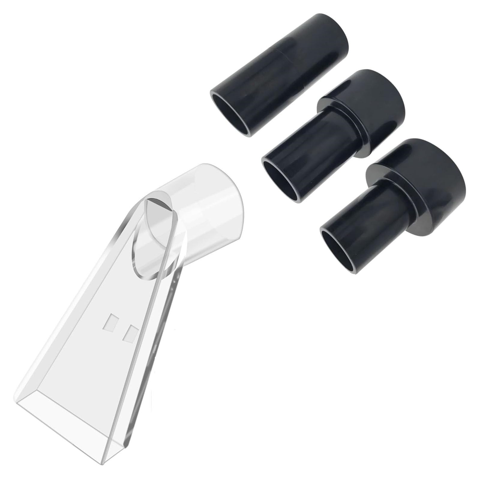 Msioytog Wet Dry Vacuum Accessory Set Compact Design Suitable for Carpet Cleaning Upholstery Maintenance and Vehicle Detailing Clear Head