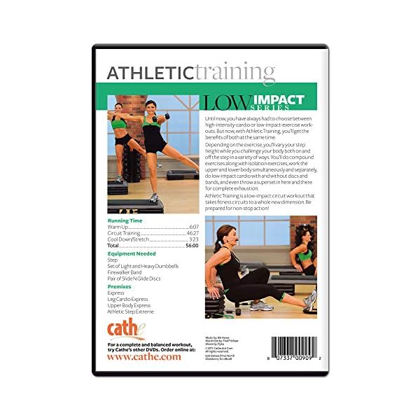 Cathe Friedrich Low Impact Metabolic Athletic Training Exercise DVD - Use For Aerobic Conditioning and To Shape and Tone Your Muscles