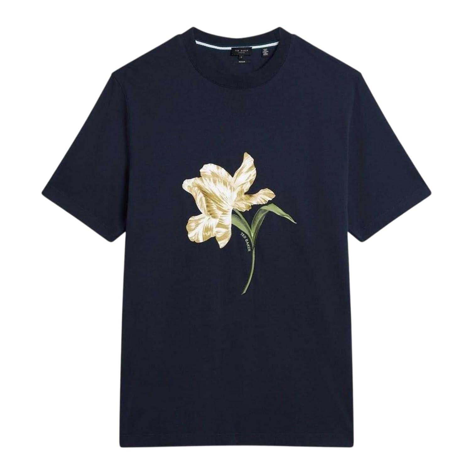 Ted Baker Men's Flower T-Shirt - Navy - XL (5)