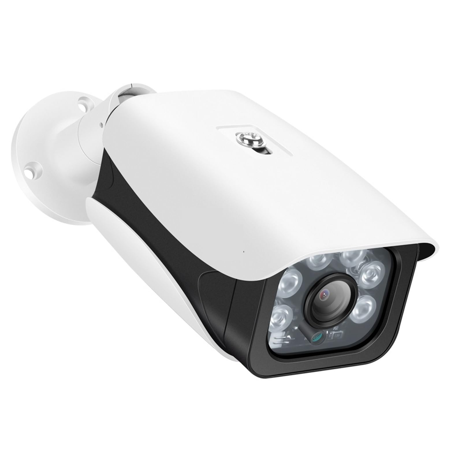 Telecamera WiFi Esterno, Telecamera IP 8MP 4K Telecamera di videosorveglianza for Esterni H.265 CCTV Array for Visione Notturna IR 4MP Poe,Sicurezza, Antifurto(3.6mm,Super 4MP Poe)