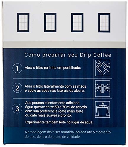 Café Fazenda Pessegueiro Torrado e Moído Drip Coffee 10 unidades