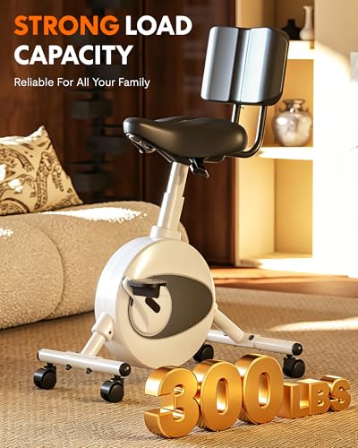 FLEXISPOT Multi-Task Office Desk Chair with Integrated Bike System,White,V8 - image 6