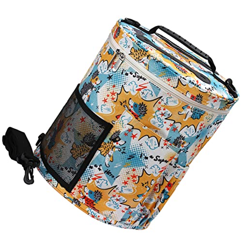STOBOK bolsa de almacenamiento de lana bolsa de labores pañuelos papel caja portaherramientas de tejer pequeños contenedores bolsos bolsas de almacenamiento accesorio para tejer un hombro