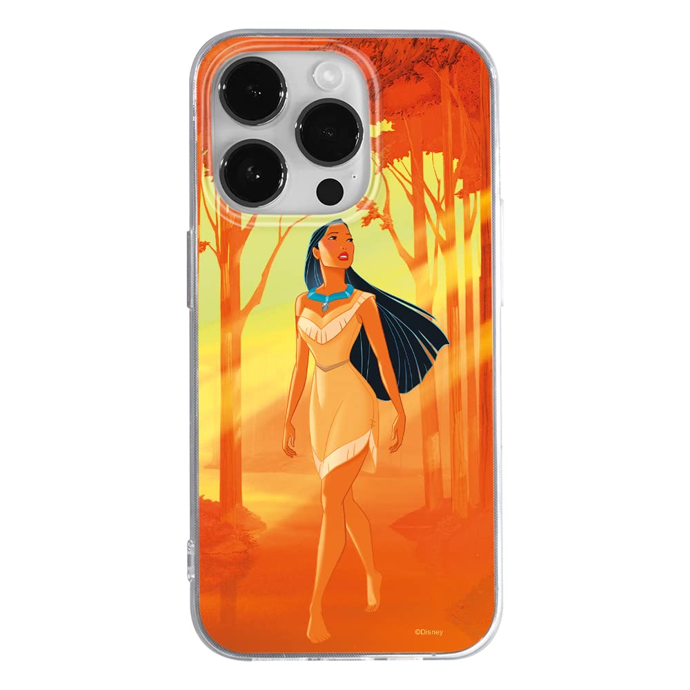 ERT GROUP mobile phone case for Apple Iphone 14 PRO MAX original and officially Licensed Disney pattern Pocahontas 001 optimally adapted to the shape of the mobile phone, case made of TPU