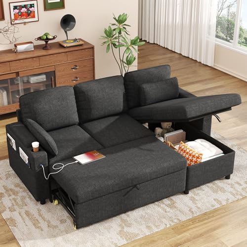 DURASPACE Canapé d'angle Convertible, Canapé Lit 3...