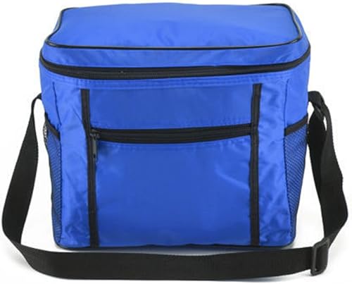 Bolsa de almuerzo pequeña para hombres y mujeres, lonchera con aislamiento térmico reutilizable, bolsa enfriadora con correa ajustable para el hombro