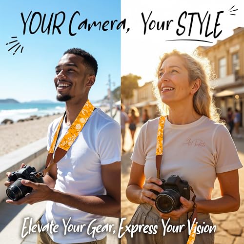 image for Art Tribute Camera Strap Shoulder, Crossbody Belt For All DSLR and Mir