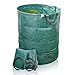 TTL Garden Gartensäcke 3er Set 272l - Gartensack 4 Griffe extra robust + faltbar, selbststehender Sack Behälter für Gras Laub Gartenabfall Grünschnitt