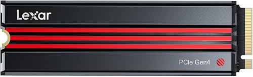 Lexar EQ790 SSD 4TB con Disipador de Calor, M.2 2280 PCIe Gen4x4 NVMe SSD Interno, Velocidad hasta 7000 MB/s, Unidad de Estado Sólido para PS5, PC