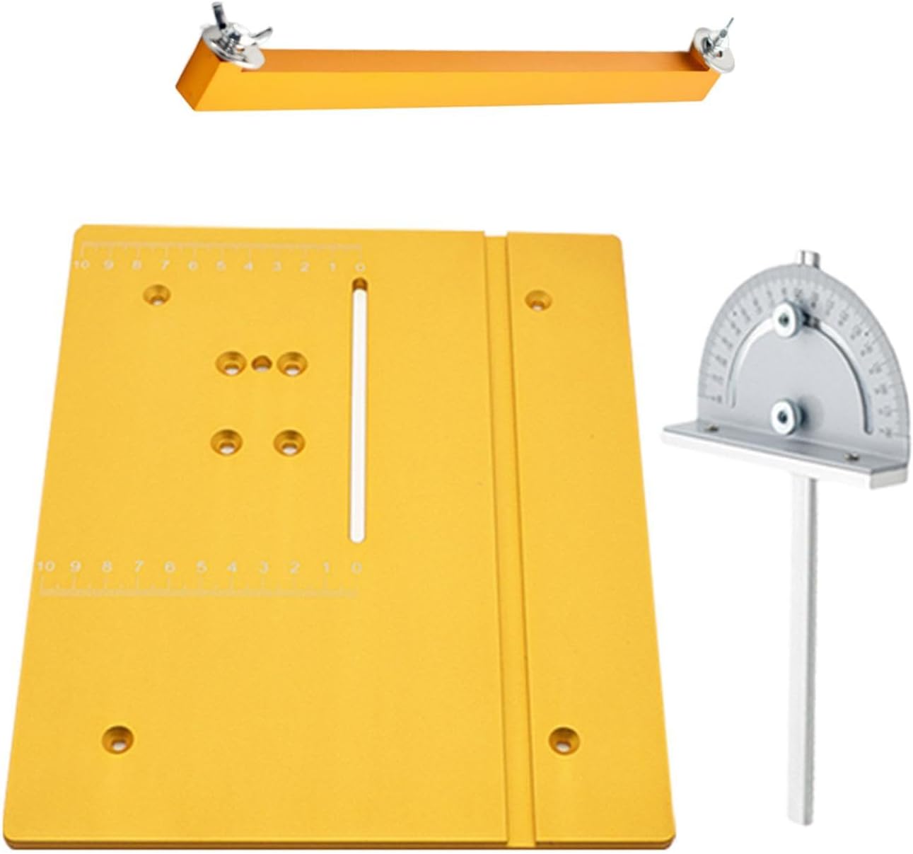 Circular Table Saw Panel Mini DIY Hand Tool for Woodworking Machines Carpentry Home, Golden