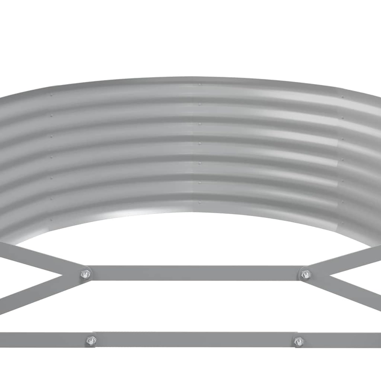 Hochbeet Verzinkter Stahl 322x100x36 cm Anthrazit,Wetterfest, Robust & Pflegeleicht Hochbeet Garten Pflanzkübel Blumenkasten Pflanzkasten Terrassen Gemüsebeet Pflanzbeet Hochbeete für Garten