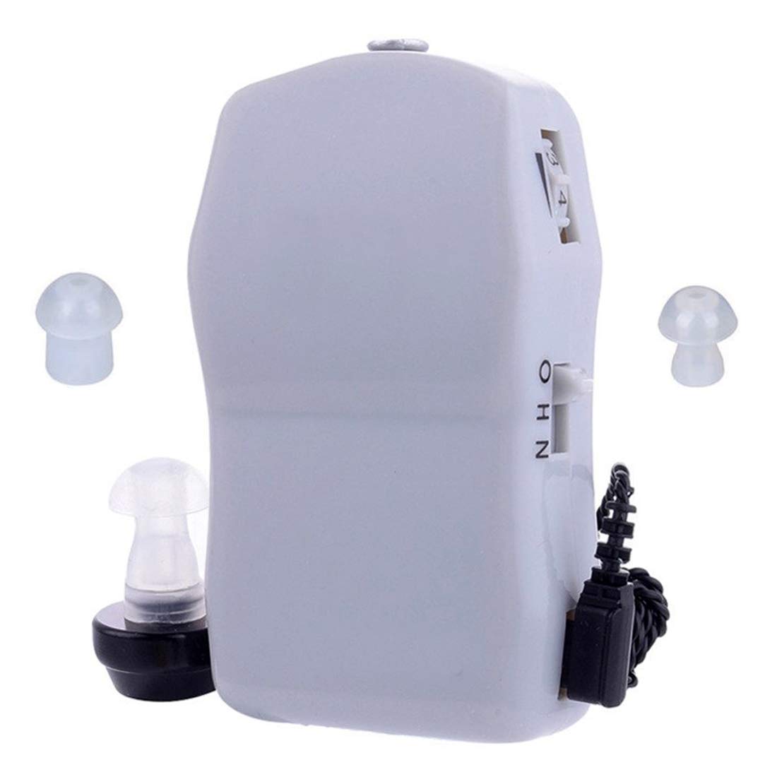 CS AXONN Wired Pocket Hearing Aid Sound Voice Enhancement Amplifier Sound Booster Ultra Superior Sound Hearing Aid Multicolor (3 Year Warranty)