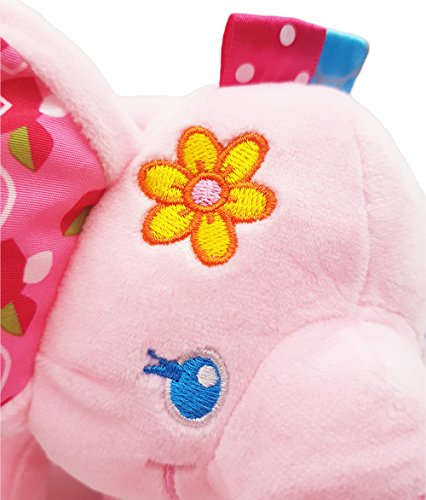 Zocita Baby Musical Elephant Stuffed Animal Toy, Bedtime Stroller Crib Plush Doll For Infant Toddler Kids(Pink) #TOP3