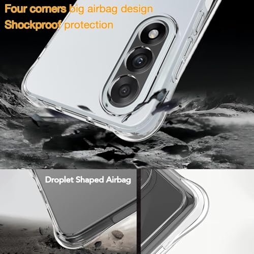 Image of REALCASE Silicone Oneplus Nord 5 5G Back Cover Case, Scratch Resistant Protective Crystal Clear Transparent Shock Proof Bumper Back Cover Case for Oneplus Nord 5 5G