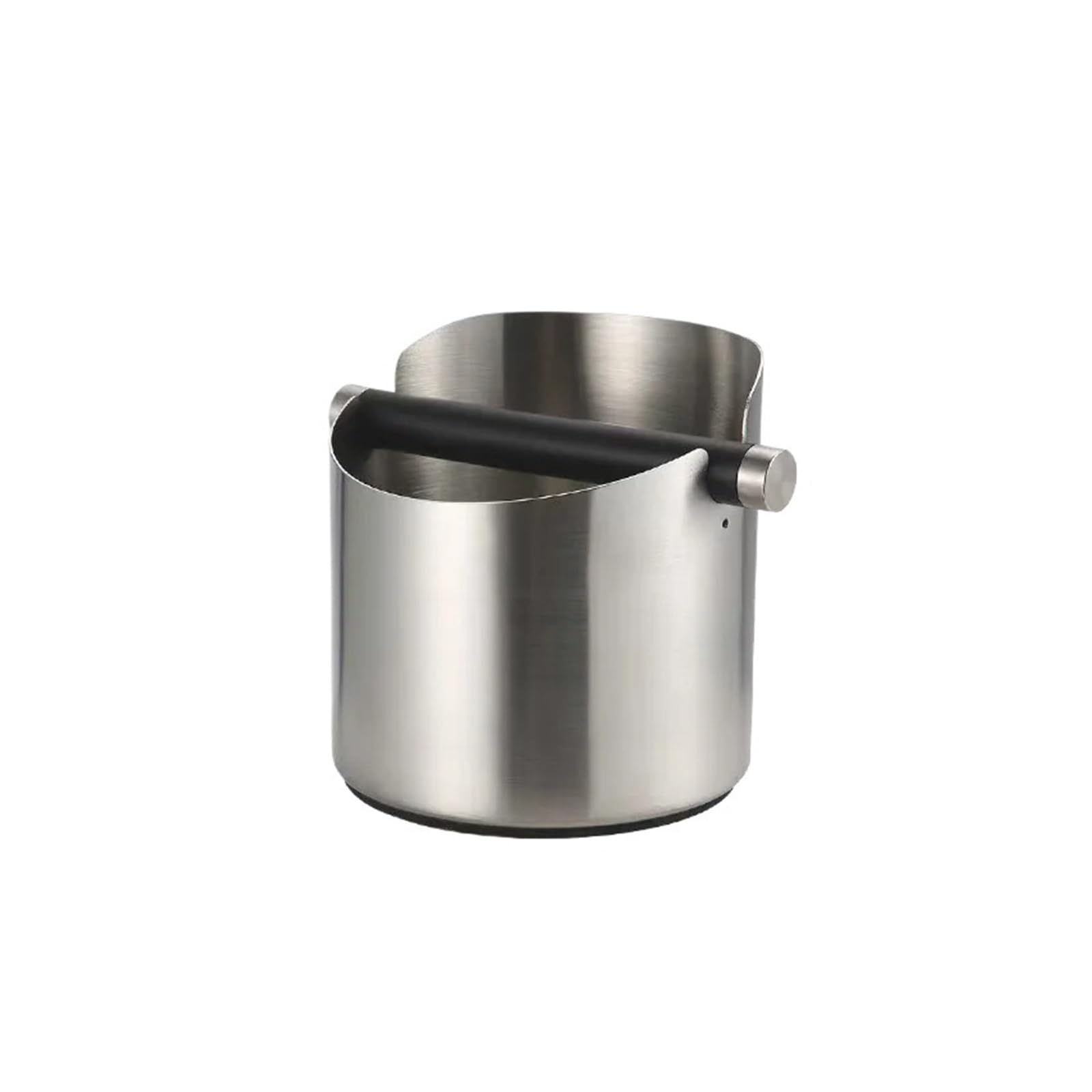 Busta for Caffè Resistente Agli Urti Con Barra Rimovibile 4,6 X 4,3 Pollici Smaltimento Disco for Caffè Espresso Nero for Barista(Silver-A)