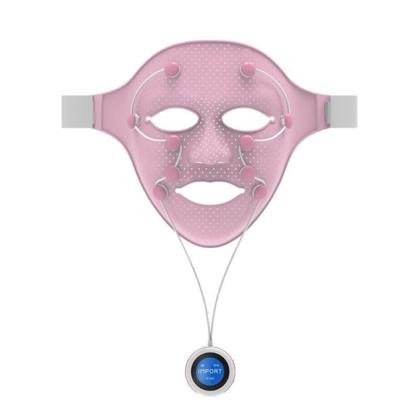 Dispositivo de belleza facial, masajeador de microvibración de alta frecuencia EMS Bio Wave con infusión magnética, apagado automático de 15 minutos, silicona agradable for la piel for contorno facial