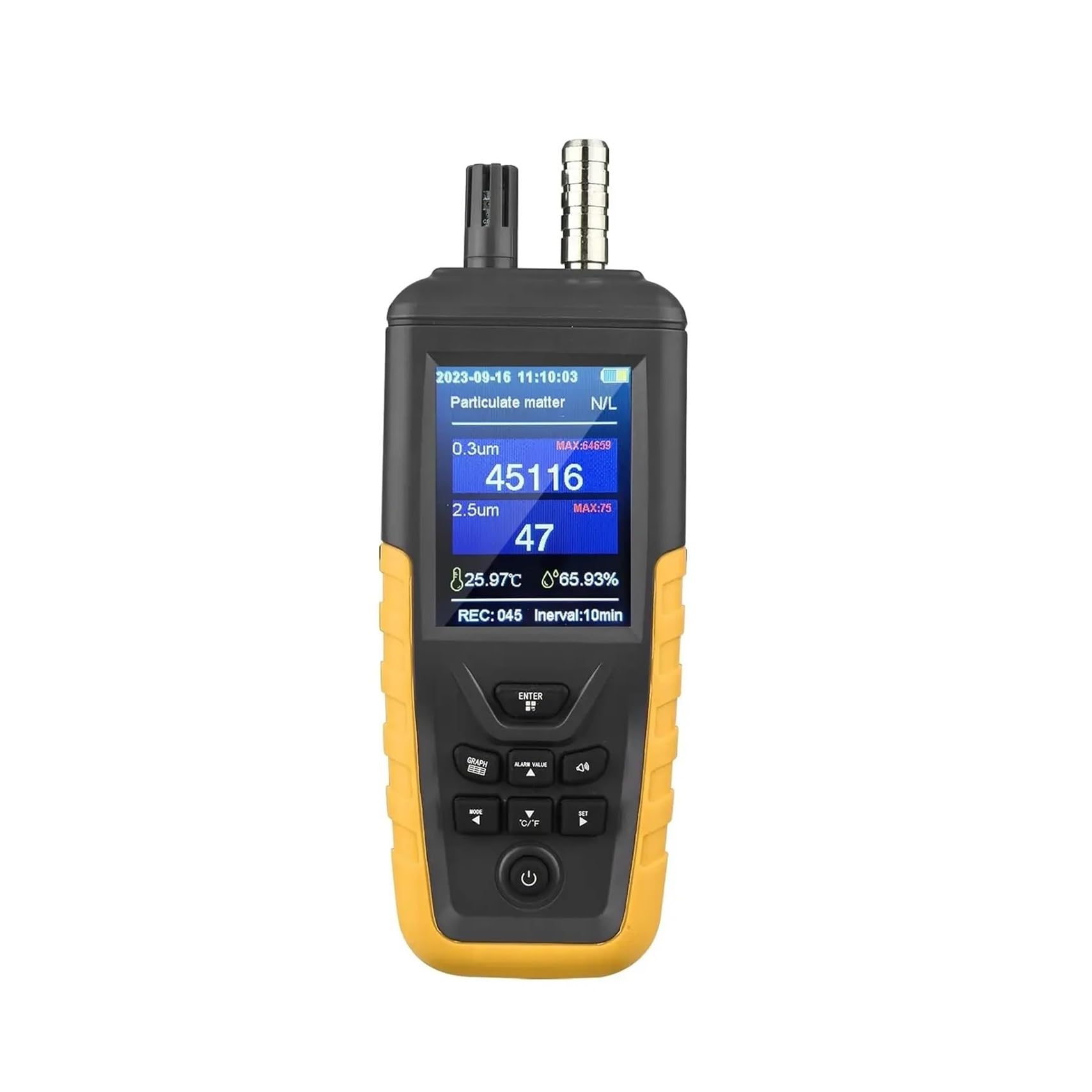 Air Quality Monitor, TC-8100 Air Quality Monitor Humidity Monitor Multifunctional Tester