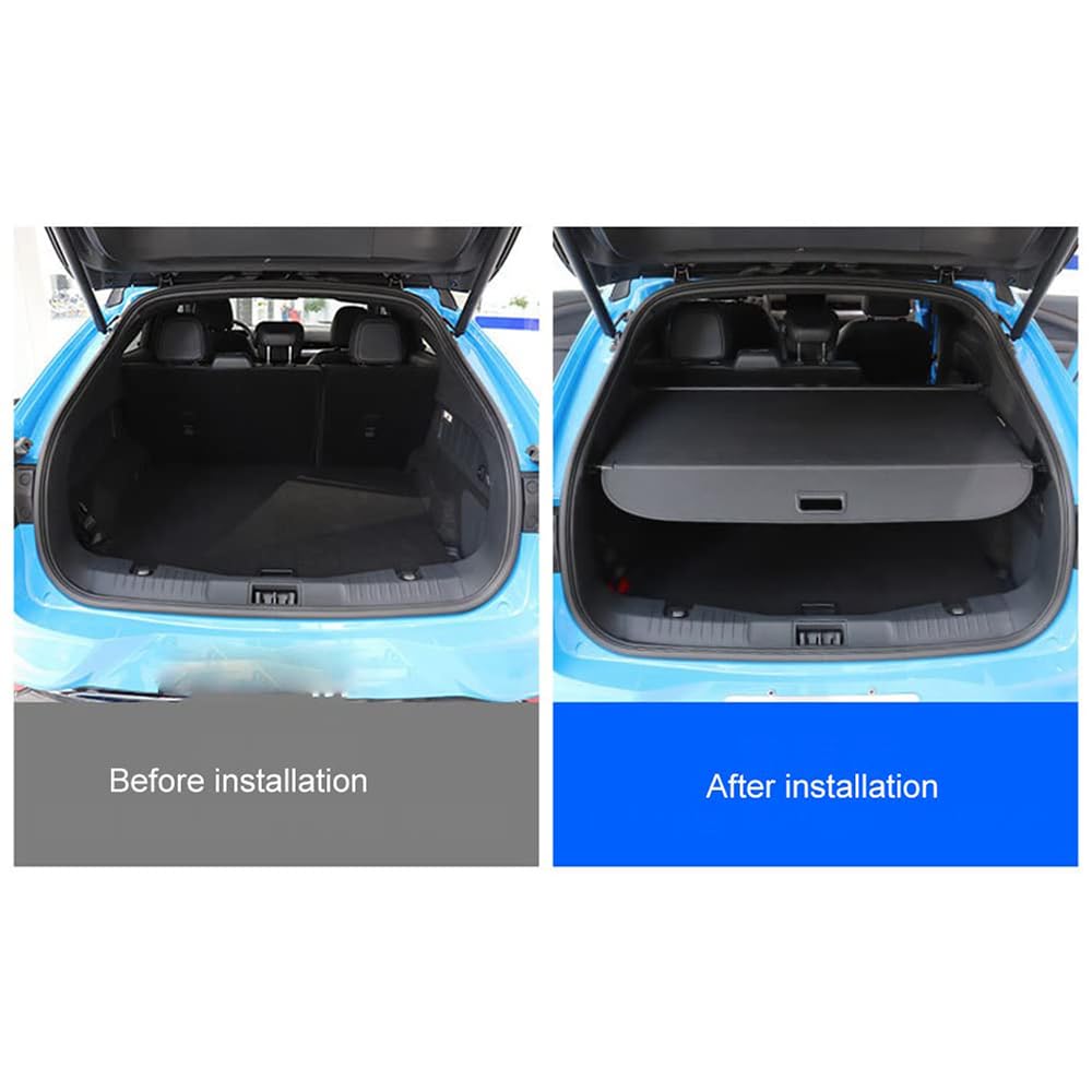 Car Retractable Cargo Covers Achterklep Pakketplank compatibel met voor