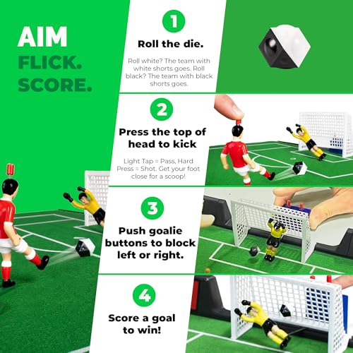 TIPP-KICK Soccer Board Game juego de mesa miniatura 4
