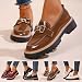 Imagen de KBOPLEMQ Mocasines para mujer, tallas grandes