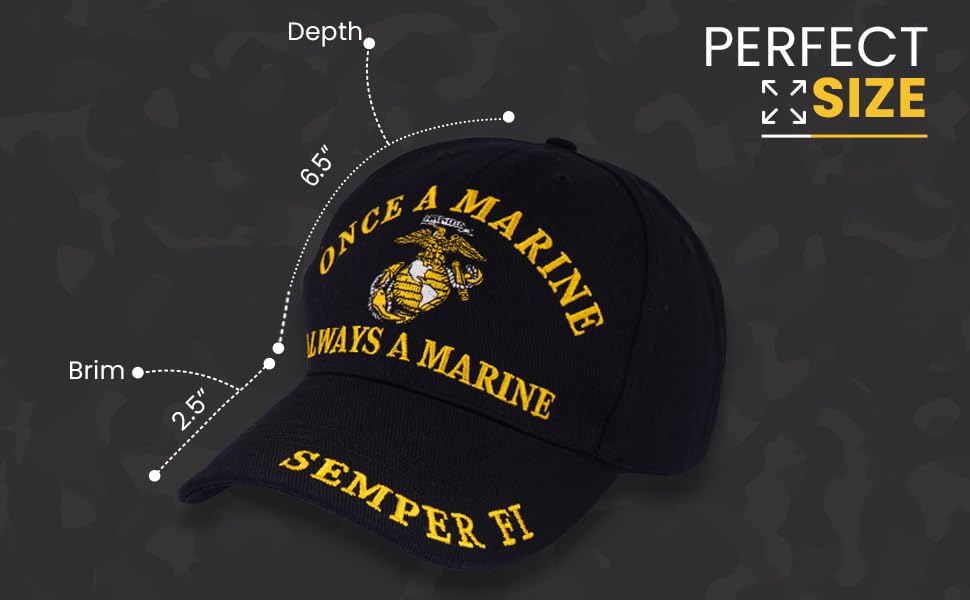 Gorra Marine Corps talla única para hombre y mujer miniatura 4